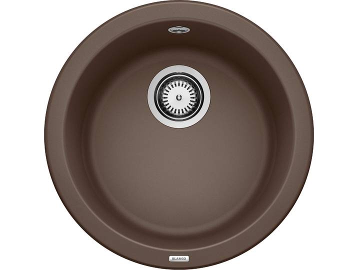 Granitspüle BLANCO RONDO , cafe, B:45cm, Verbundwerkstoff, Küchenspülen, Granitspüle
