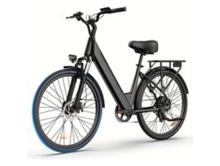 URLIFE E26 Elektrische Fiets voor Volwassenen, 250W Motor, 48V 10.4Ah Verwijderbare Batterij, 26x2 Inch Vetbanden, 7 Versnellingen, Hydraulische Schijfrem, LCD Display, Commuter E-Bike voor Dagelijks