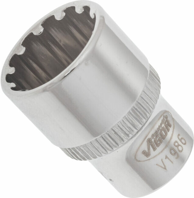 VIGOR Douille à empreinte multiprofil 6,3 mm (1/4