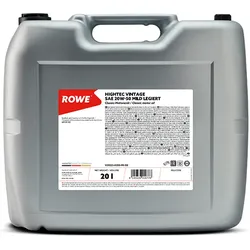 ROWE HIGHTEC VINTAGE SAE 20W-50 MILD LEGIERT - 20L Motorenöl für Oldtimer & Youngtimer