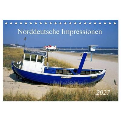 Norddeutsche Impressionen (Tischkalender 2027 DIN A5 quer), CALVENDO Monatskalender