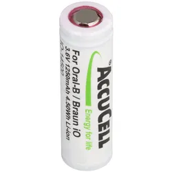 1250mAh Premium Akku kompatibel für Braun IO 6, 7, 8, 9, 10, 3,7 Volt, 48,8x14,1mm