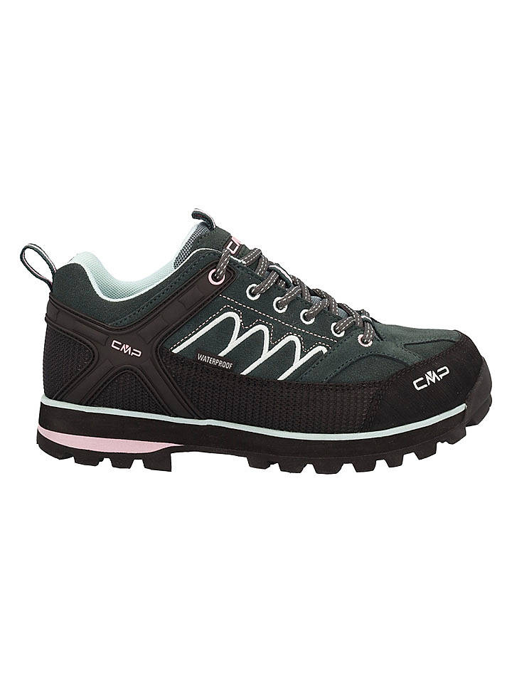 cmp Leder-Wanderschuhe "Moon" in Grün/ Schwarz - 40