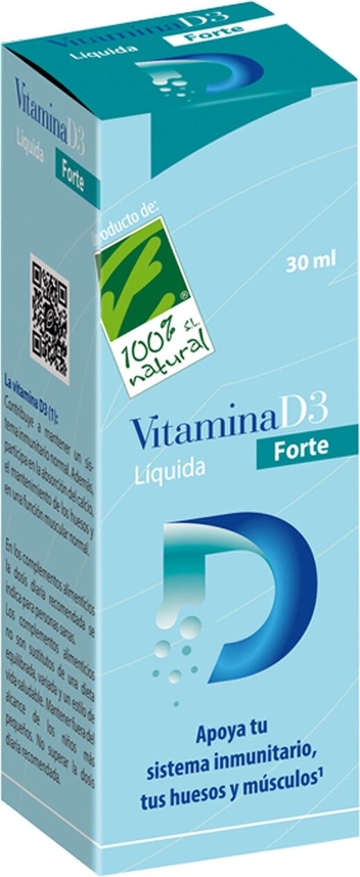 100% Natural Liquid Vitamin D3 Forte 30 ml
