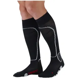 Monnet, Damen, Sportsocken, Ski Free - Skisocken (39 - 40), Schwarz