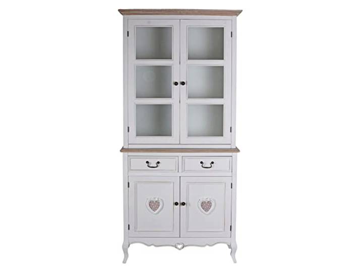 Buffetschrank Villa Vintage Küchenschrank Vitrine 85cm Esszimmer Buffet Shabby Chic hmb159 Palazzo Exclusiv