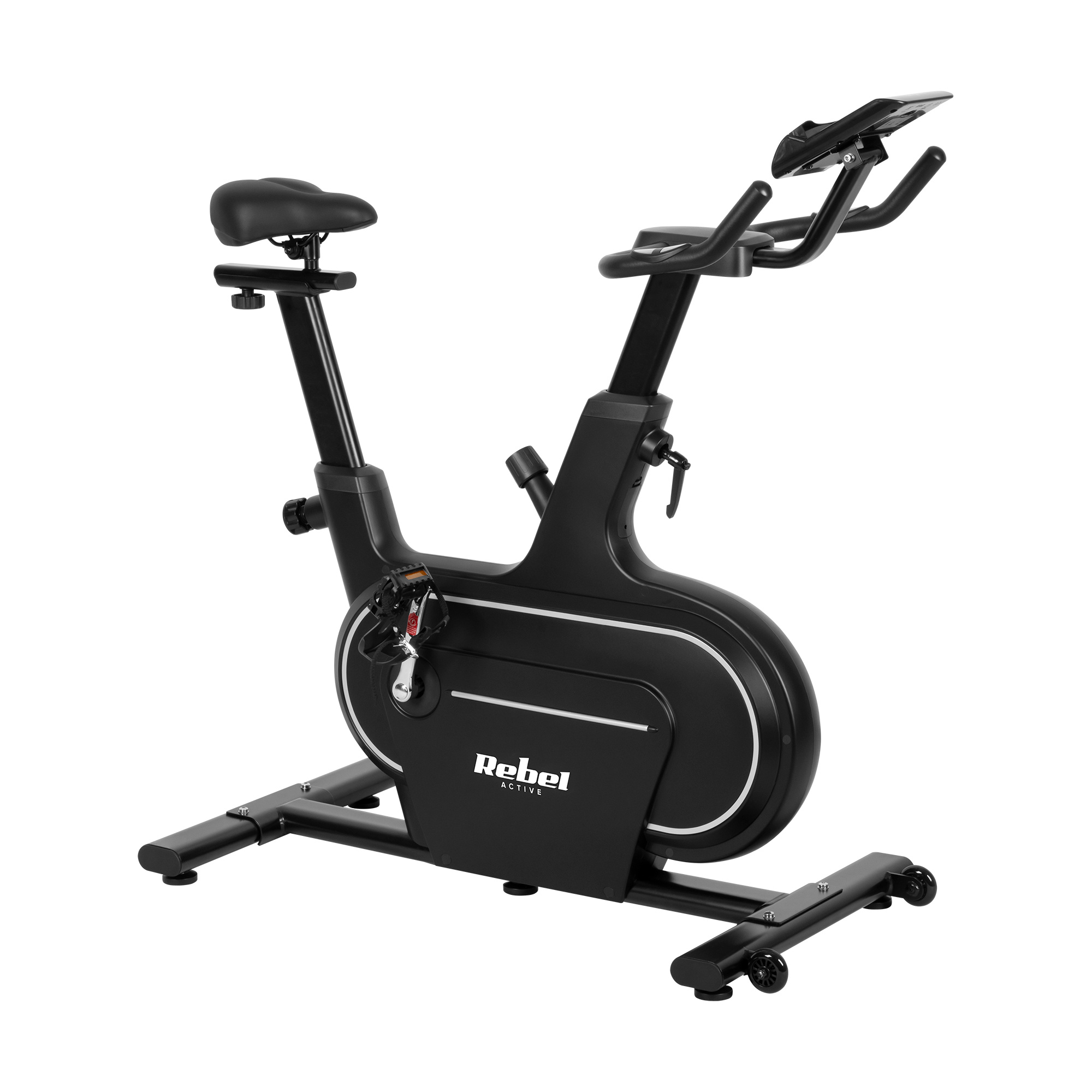 Rebel Active Heimtrainer LCD 120kg verstellbar