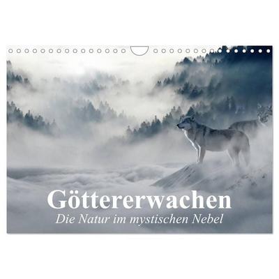 Göttererwachen. Die Natur im mystischen Nebel (Wandkalender 2026 DIN A4 quer), CALVENDO Monatskalender