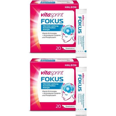 Vitasprint Fokus Direktsticks 2x 2x20 St Granulat