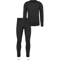 Normani, Herren, Funktionsshirt, Herren Merino Unterwäsche-Set Melbourne/Sydney - 9127 (5XL, 6XL, S), Grau