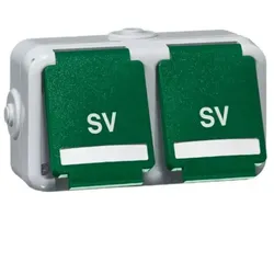 Peha Steckdose SCHUKO D 6632 WAB NA GN SV