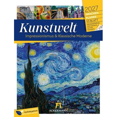 Kunstwelt Wochenplaner Kalender 2027 | Impressionismus und Klassische Moderne