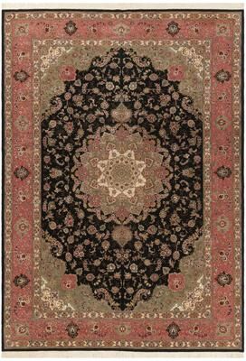 SAFAVIEH Couture Hand-knotted Tabriz Floral Neaga Traditional Oriental Wool Rug with Fringe