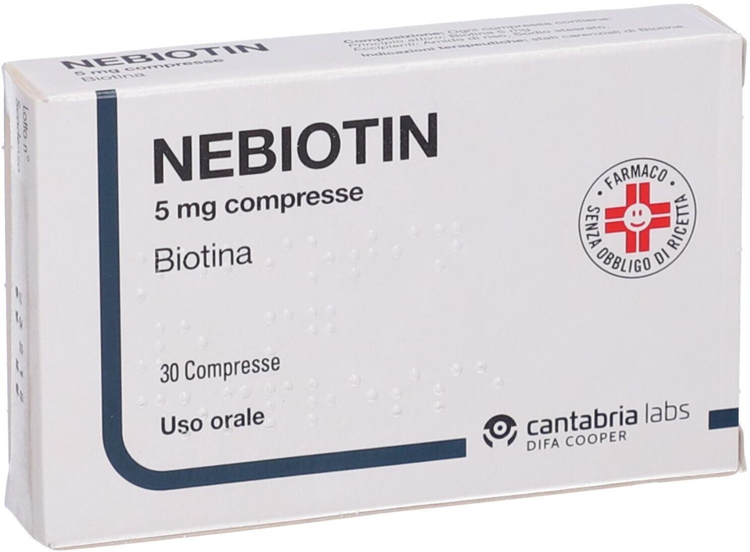 DIFA COOPER SpA Nebiotin 5mg, 30 Compresse