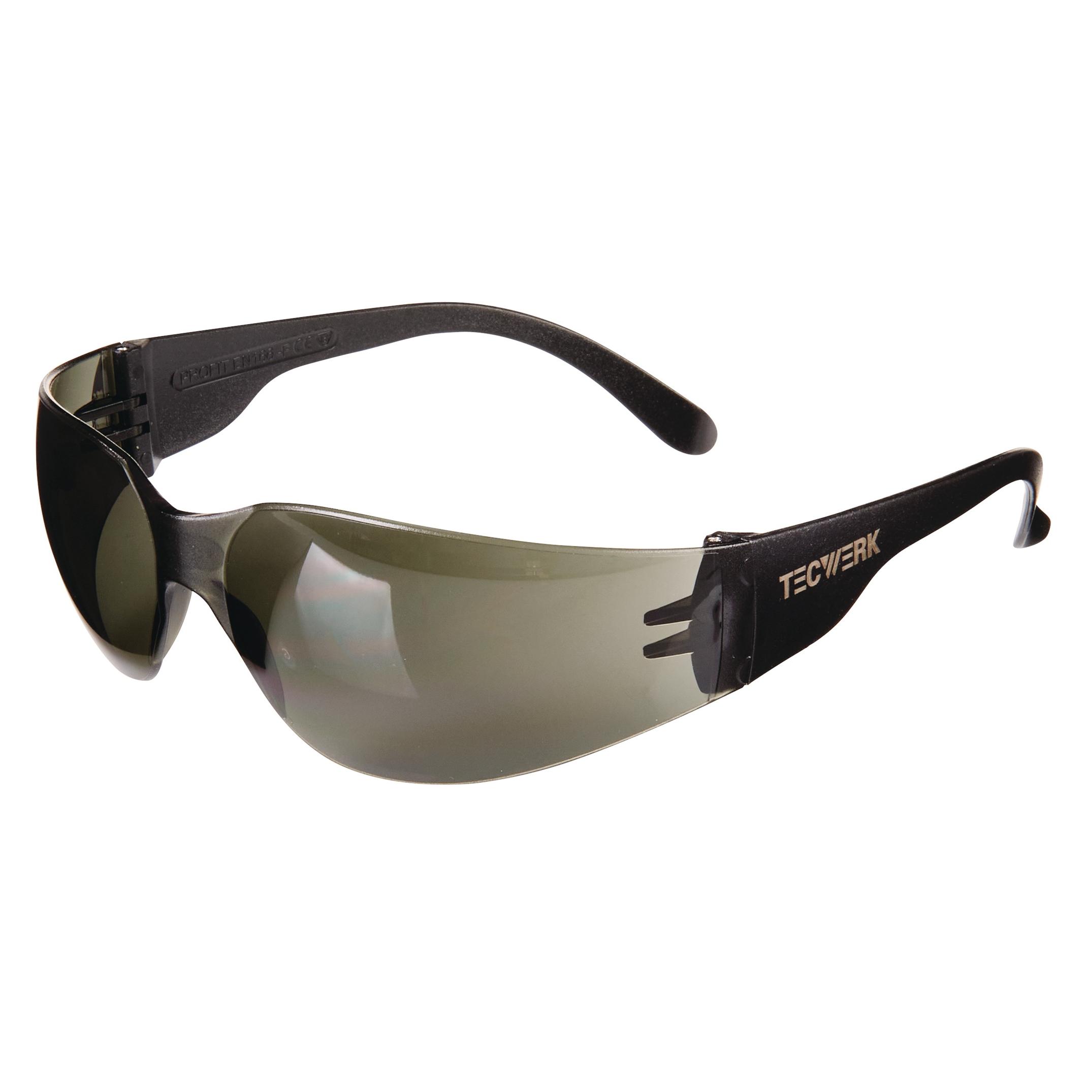 Tecwerk Schutzbrille Daylight Basic EN 166 Bügel schwarz, Scheibe smoke Polycarbonat (2000370019)
