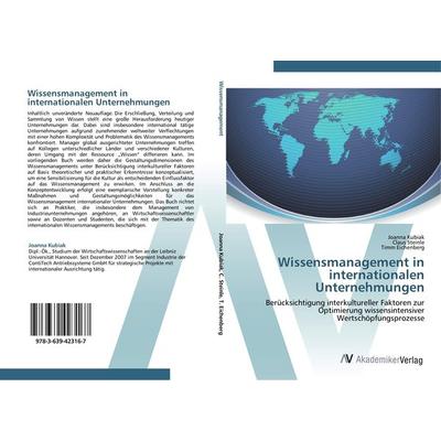 Wissensmanagement in internationalen Unternehmungen, Taschenbuch von Joanna Kubiak,Claus Steinle,Timm Eichenberg, AV Akademikerverlag,