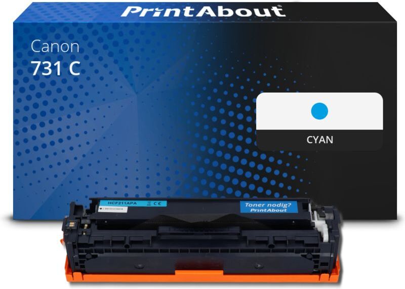 PrintAbout Toner kompatibel mit Canon 731 C - Cyan
