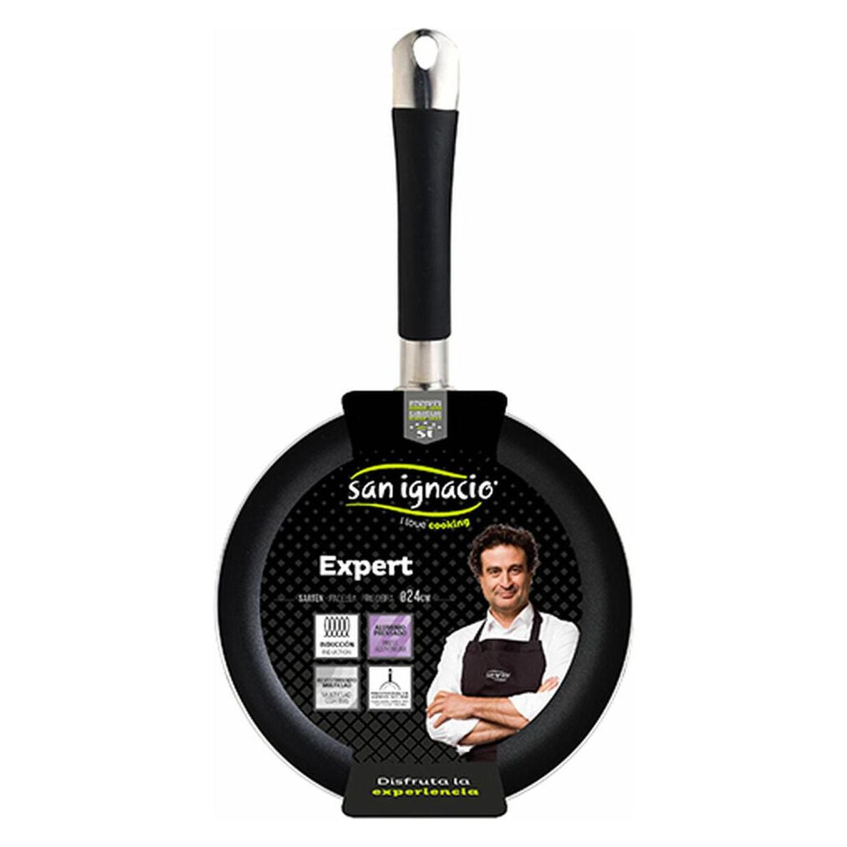 San Ignacio Pfanne Expert sg9516 24 x 5 cm (Bratpfanne, Aluminium, 24 x 5 cm) (45292487)