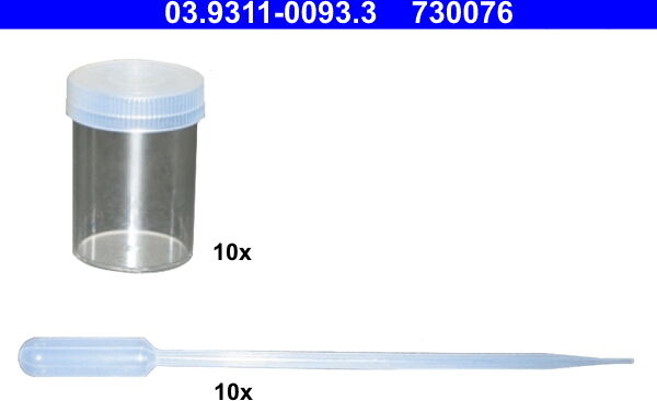 Ate Entnahme-Set, Bremsflüssigkeit 03931100933