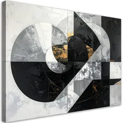 LEINWANDBILD 3D und geometrisch 90x60cm