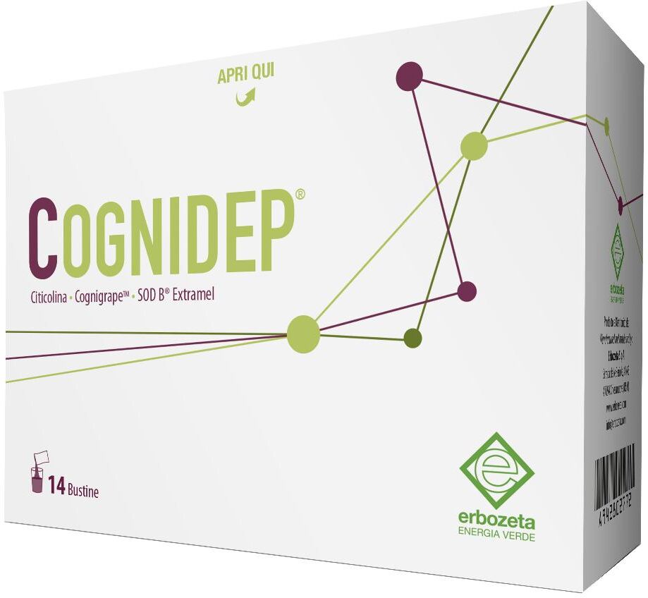 ERBOZETA SpA Cognidep - Integratore alimentare 14 Bustine