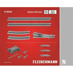 FLEISCHMANN 919083 N DCC Digital-Gleisset Ü1