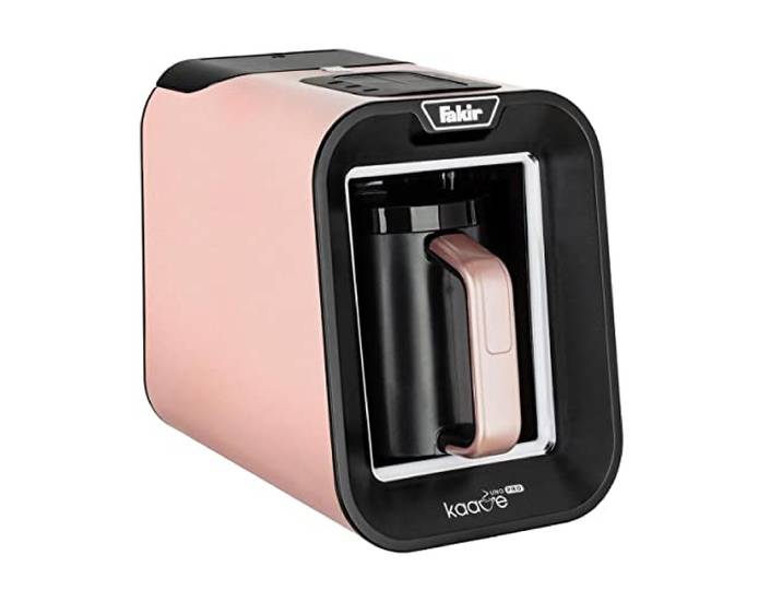 Fakir Kaave Uno Pro Türkische Kaffeemaschine Kahve Makinesi mit Automatischer Wasserzufuhr 4 Tassen Kapazität Touch Bedienfeld Überlaufschutz Abnehmbarem 1 Liter Wassertank