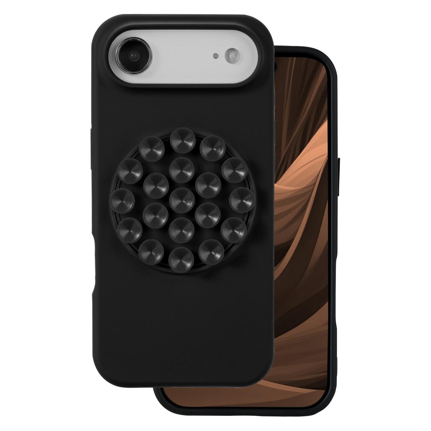 OEM Silicone Stick case for iPhone 17 Air 6,6" black (Apple iPhone 17) (GSM195577)