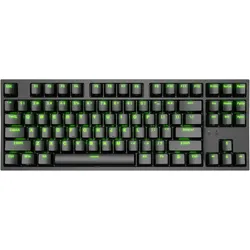 Genesis Klawiatura THOR 404 TKL Gateron Yellow Pro (NKG-2069) (US, Kabelgebunden), Tastatur, Schwarz