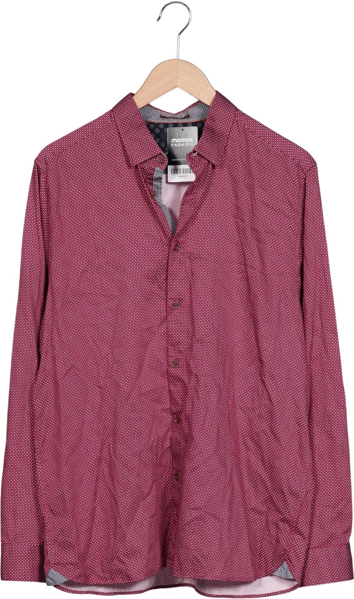TED Baker Herren Hemd, Rot, Gr. XL (Ted Baker 5), Baumwolle - Second Hand