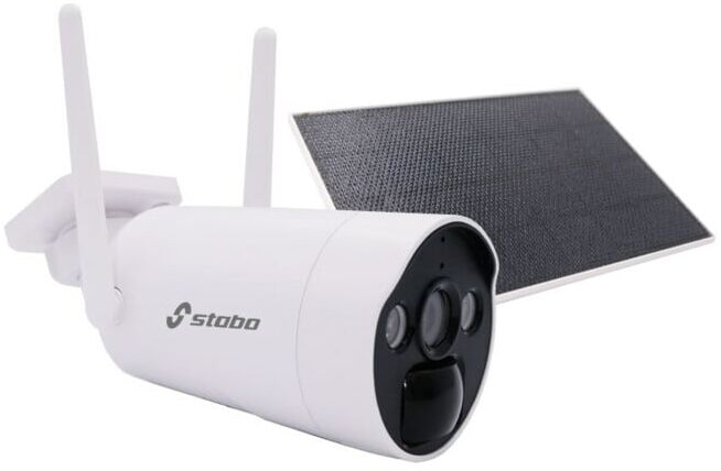 stabo Kit de vidéosurveillance couleur sans fil Caméra supplémentaire Solar Outdoorcam-Solar HD 110° pour (51138)