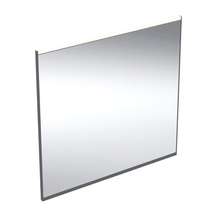 Geberit Option Plus Square Lichtspiegel 502782141 75 x 70 cm, schwarz matt/Aluminium eloxiert, direkte-/indirekte Beleuchtung