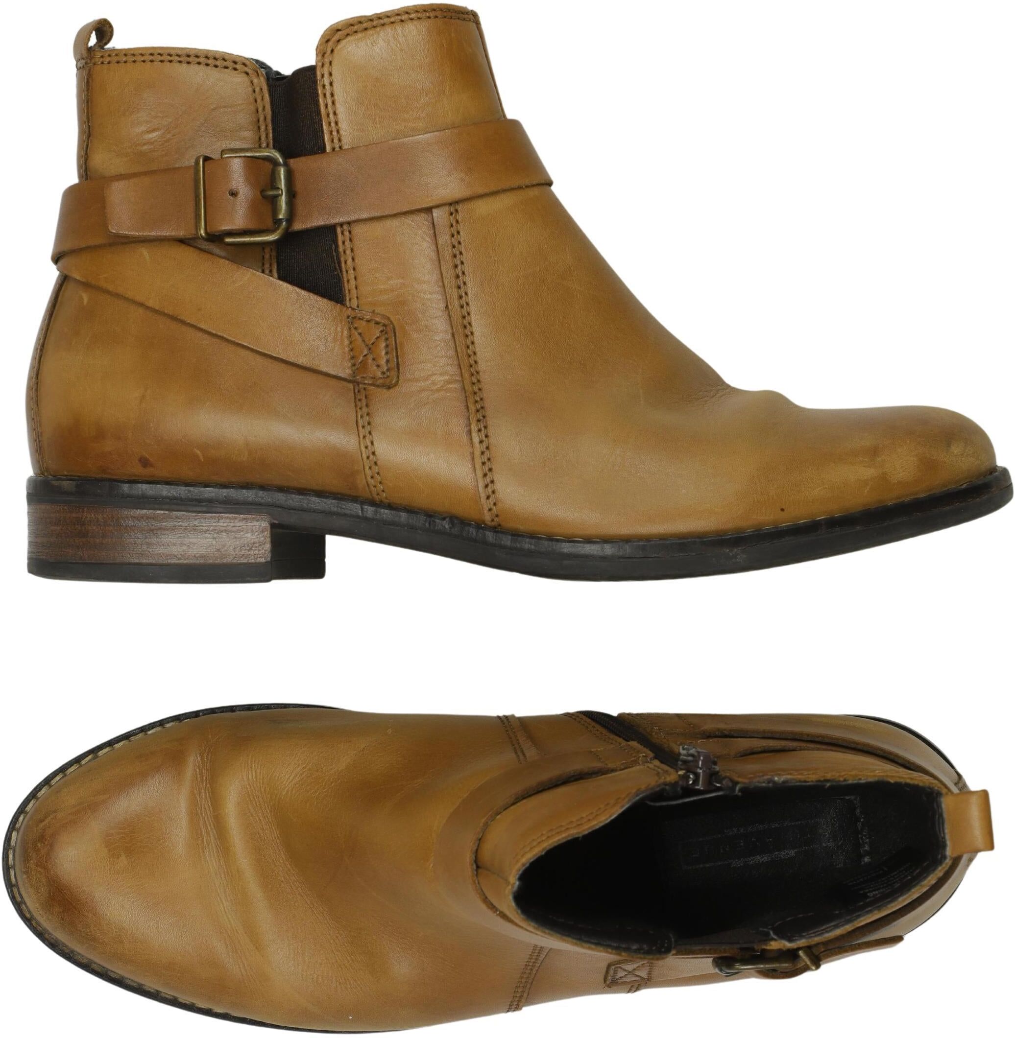 5th Avenue Damen Stiefelette, Braun, Gr. EU 39, Leder - Second Hand