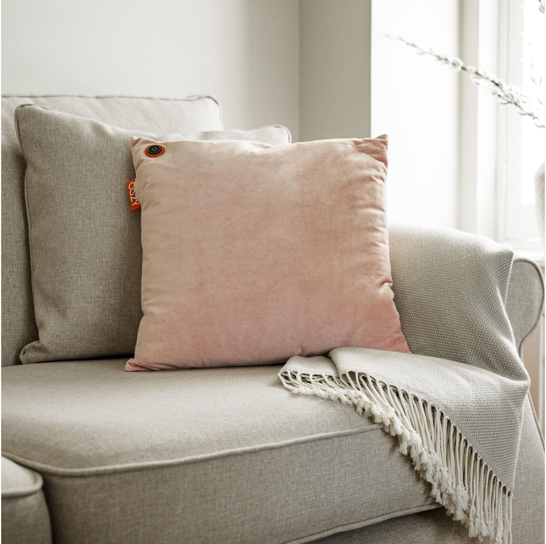 Heizkissen BODI-TEK "Bodi-Tek Cozy Una", rosa (hellrosa), HeizkissenB:45cm H:45cm, Heizkissen, B:45cm H:45cm hellrosa Einheitsgröße