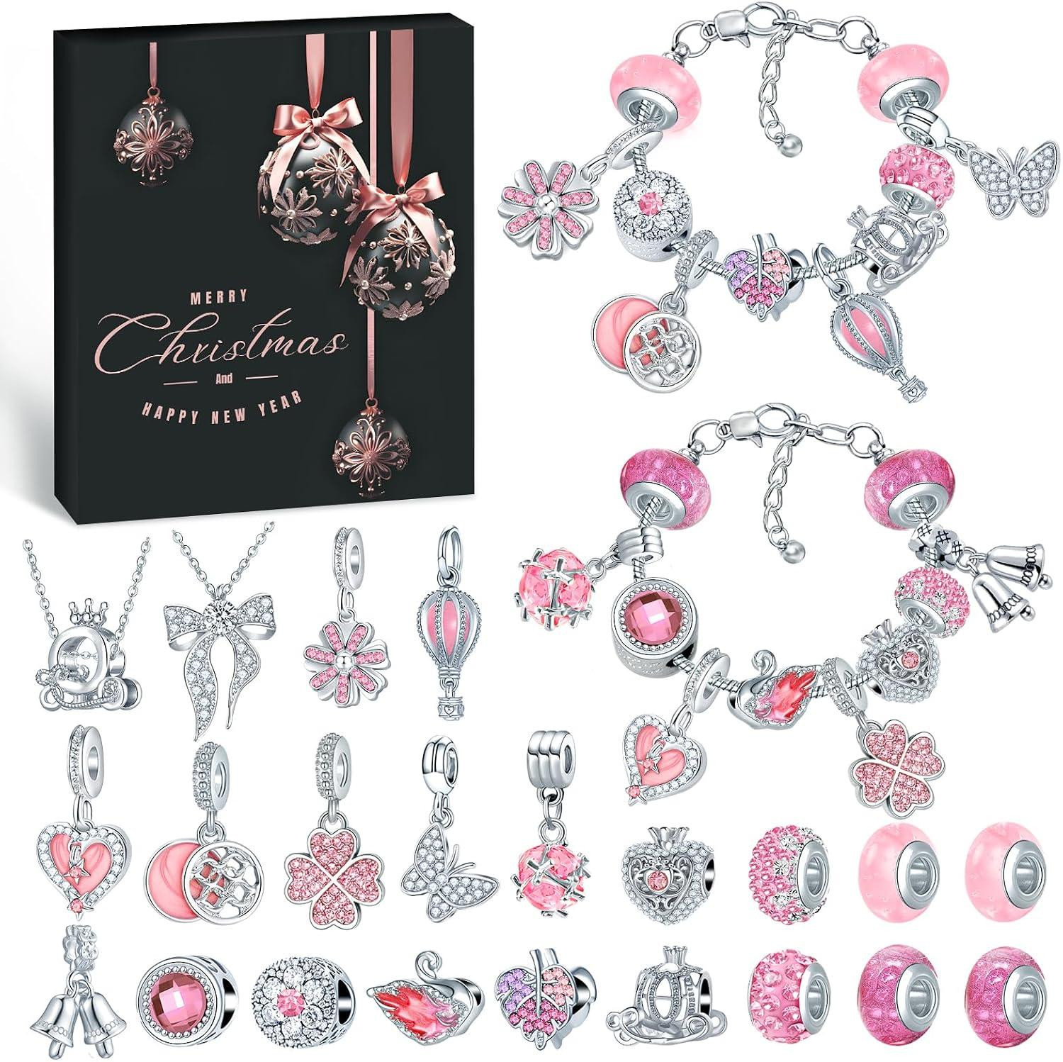 oCreon Adventskalender 2026 met Sieraden voor Meisjes, Kinderen, Tieners en Vrouwen