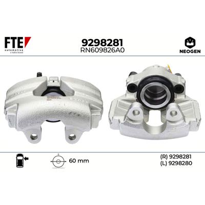 FTE Bremssattel 9298281 Vorderachse rechts für VW