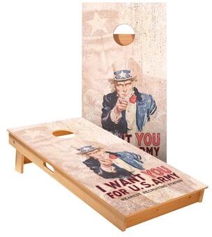 Skip's Garage Uncle Sam Cornhole Boards