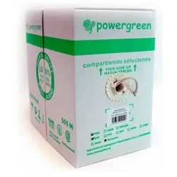 Pepegreen Bobina De Cable Cat5e 100m Flexible (CAT5e, 100 m), Netzwerkkabel
