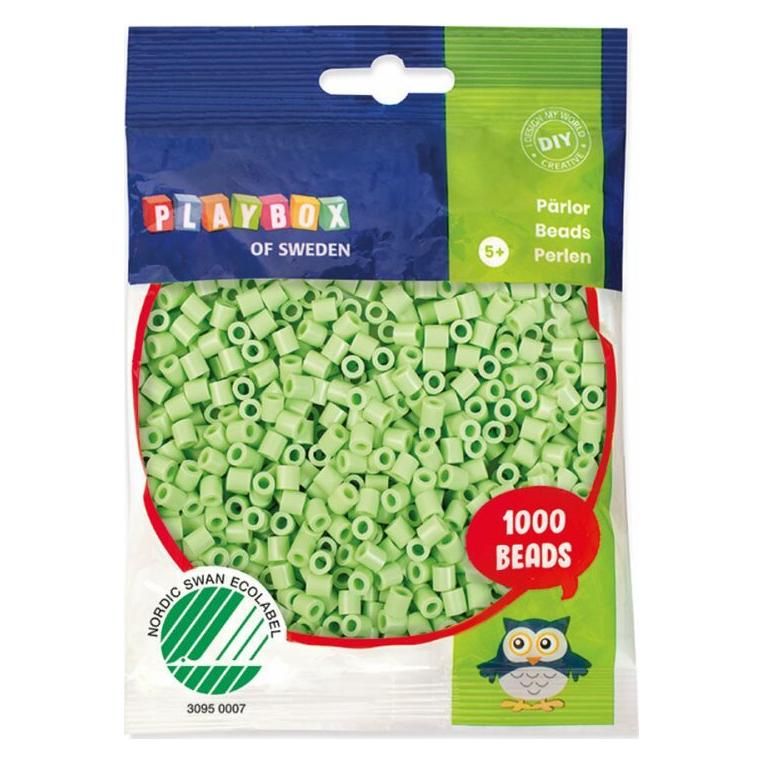 Playbox Pastellgrüne Bügelperlen 1000Stück (2456524)