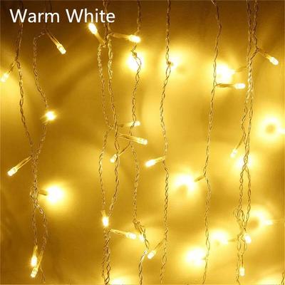 Uplift Picks 5M Waterfall LED Christmas Lights With 8 Modes warm 220v (eu Plug)