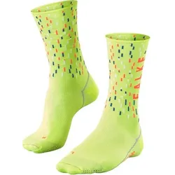 FALKE BC Impulse Peloton Unisex Socken, Größe 37-38 in Gelb 1690