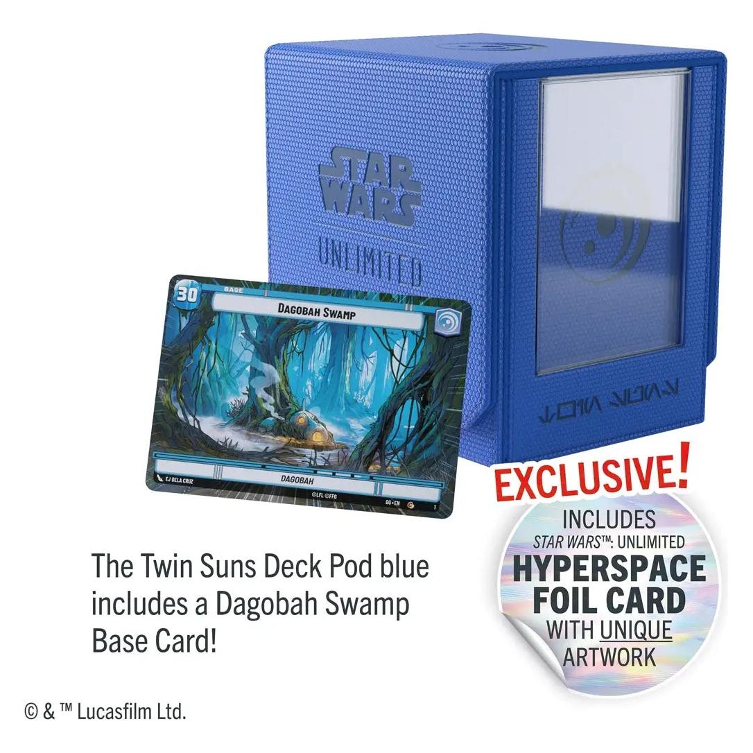 Gamegenic GGS20221 - Star Wars: Unlimited Twin Suns Deck Pod - Blue (GGS20221ML)
