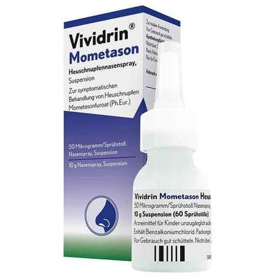 Dr. Gerhard Mann VIVIDRIN Mometason Heuschn.Nspr.50µg/Sp. 60SprSt. 10 g 16581341