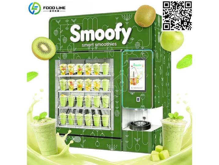Machine à smoothies automatique personnalisée, machine à smoothies aux fruits, machine à smoothies aux fruits congelés, distributeur automatique de smoothies avec fonction SDK