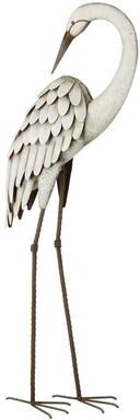 "Regal Art & Gift 40.5 Inch Egret Decor - Preening - 15.25""x8.25""x40.5"""