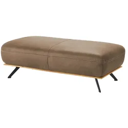meinSofa Hocker  Fiona , braun , Maße (cm): B: 135 H: 43 T: 70.0