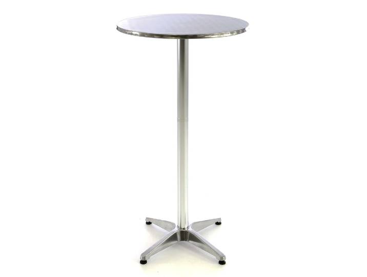 Gartentisch VCM Stehtisch Bistrotisch klappbar Edelstahl Aluminium , silber, Tische, Gartentisch