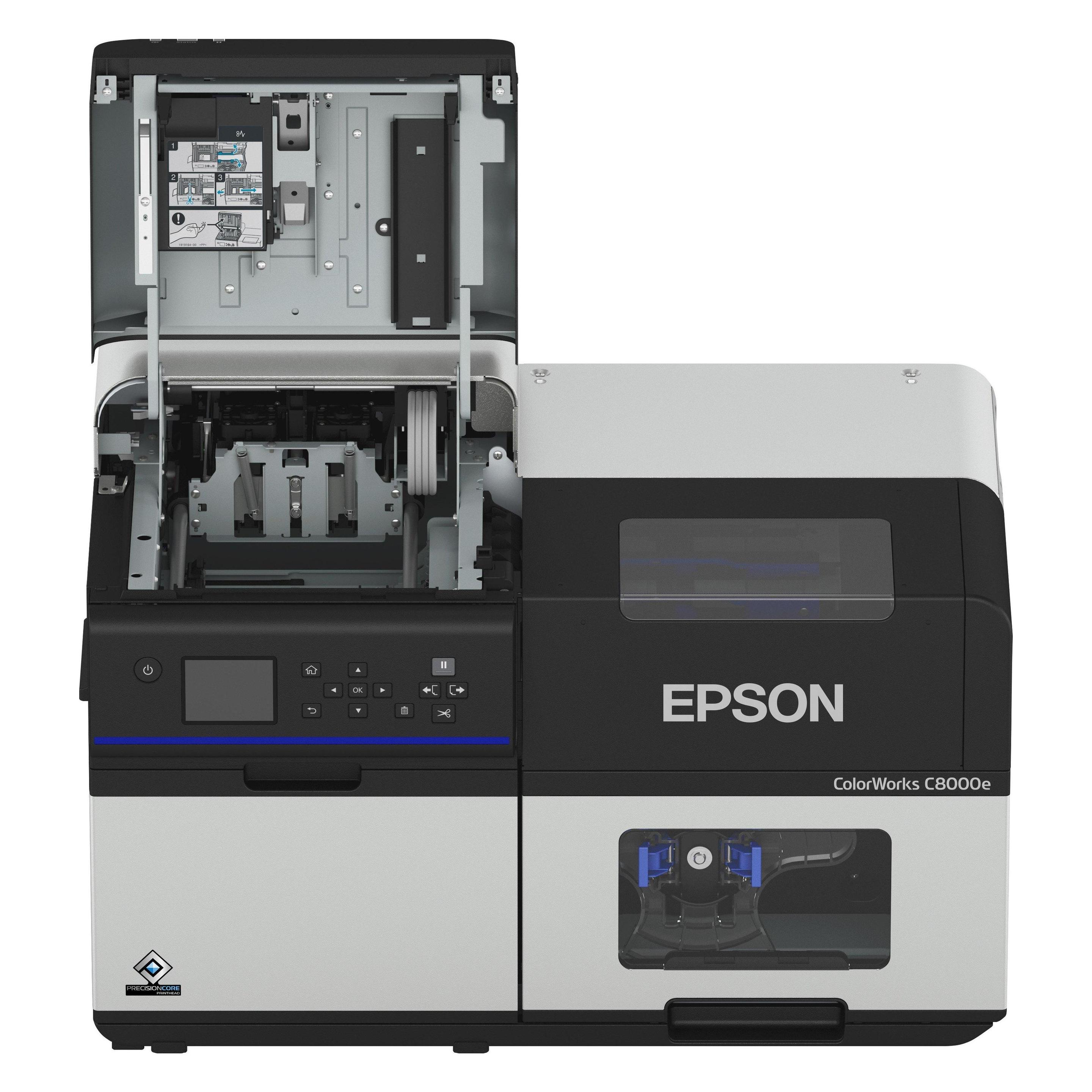 Epson Colorworks C8000e gloss Ink gl?nzend schwarze Tinte (BK) (C31CL02102BK)