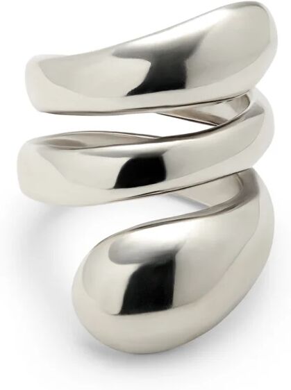 UNOde50 Anillo bañado en plata en espiral Plateado 21