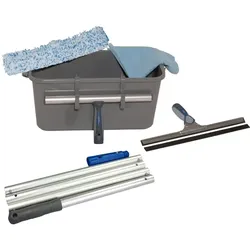Lewi 16508 Fensterputz Set Easy Clean Basic profi 145 cm 8 teilig, klassische Konfiguration für perfekte Ergebnisse